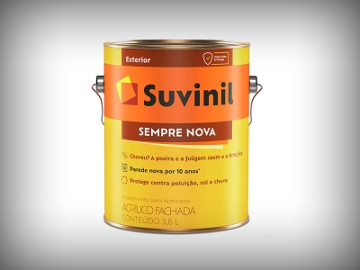 Tinta Acrlica Suvinil Sempre Nova - Cores - 3,6 litros