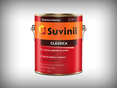 Tinta Látex Suvinil Clássica Premium - Cores - 3,6 litros