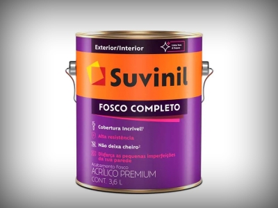 Tinta Acrlica Suvinil Fosco Completo - Cores - 3,6 Litros